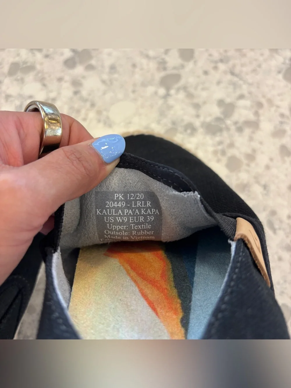 Olukai Women’s kaula pa'a kapa espadrille, Size 9